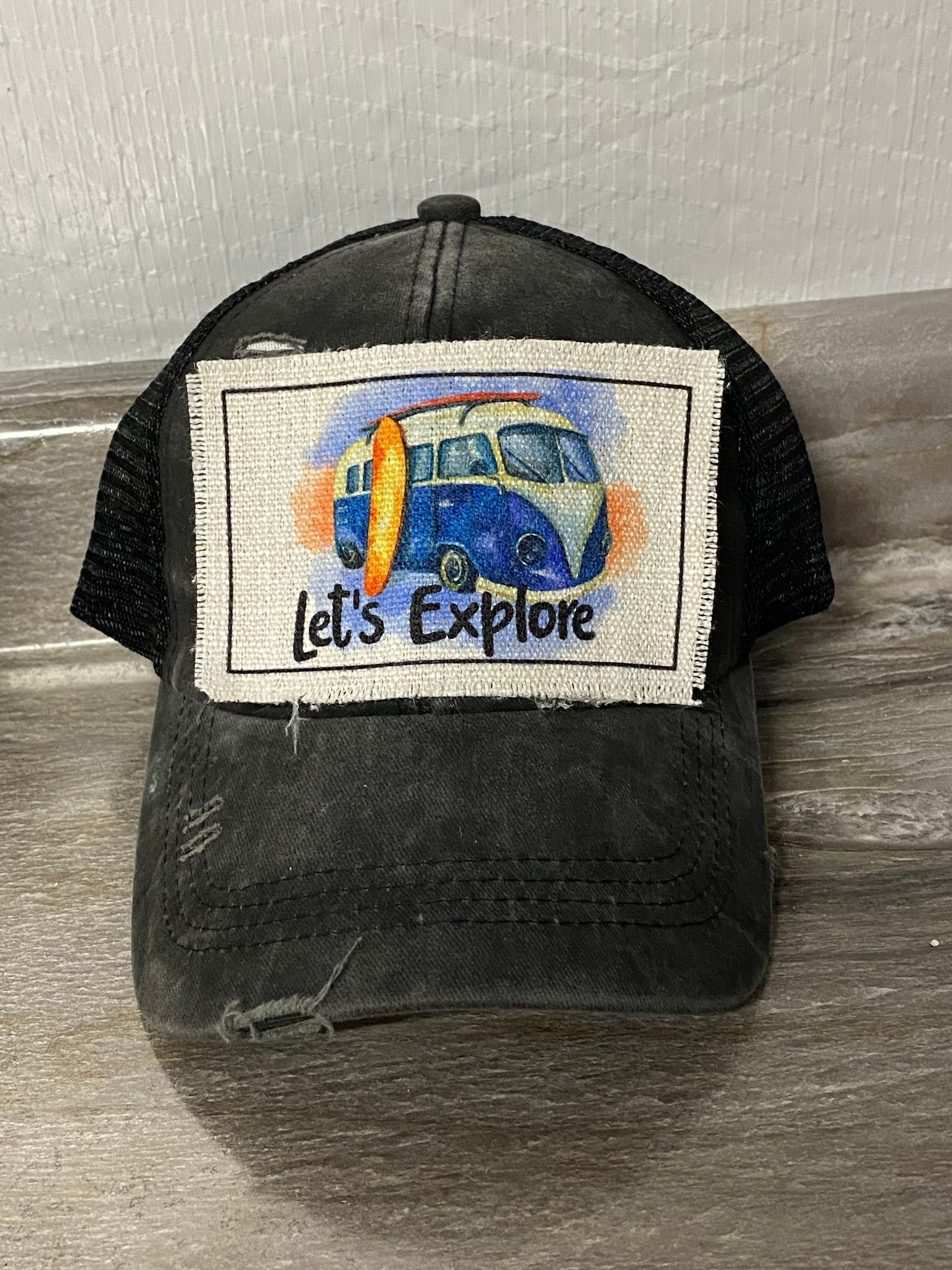 Let's Explore Hat Patch