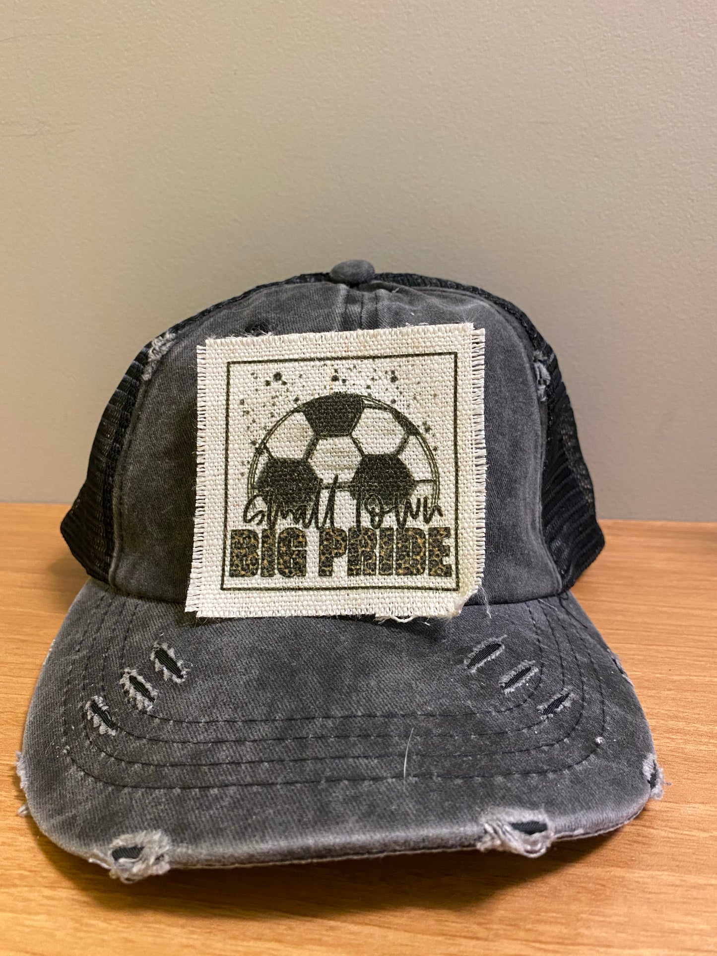 Small Town Big Pride Soccer Hat Patch