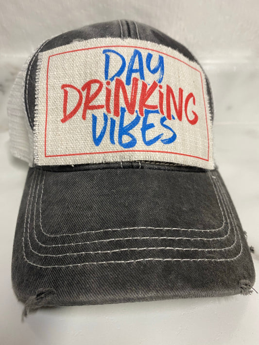 Day Drinking Hat Patch