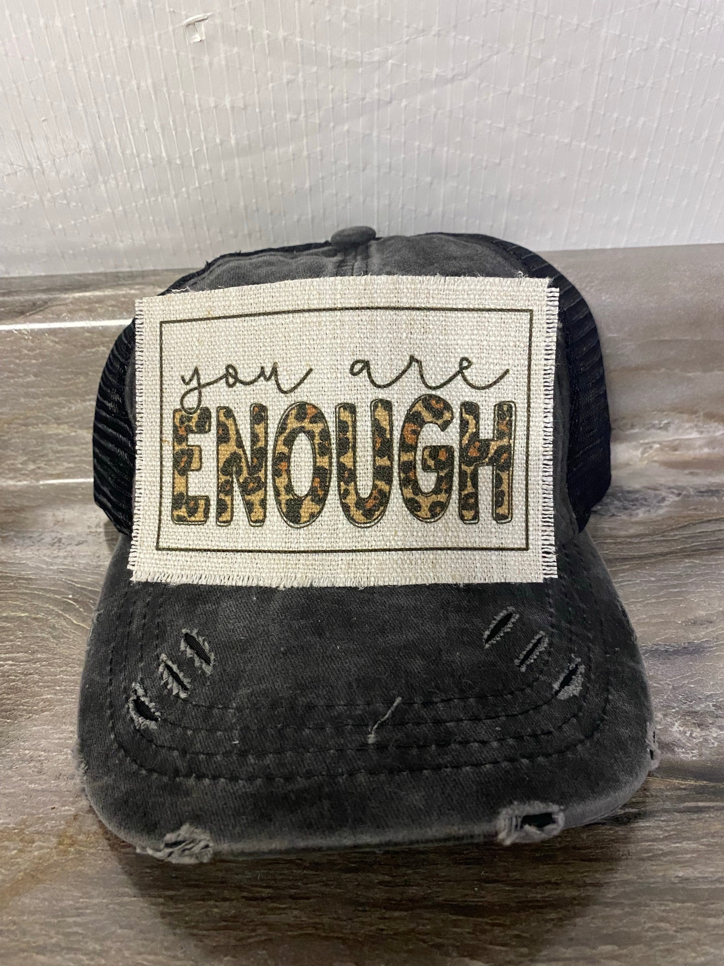 You Are Enough Hat Patch