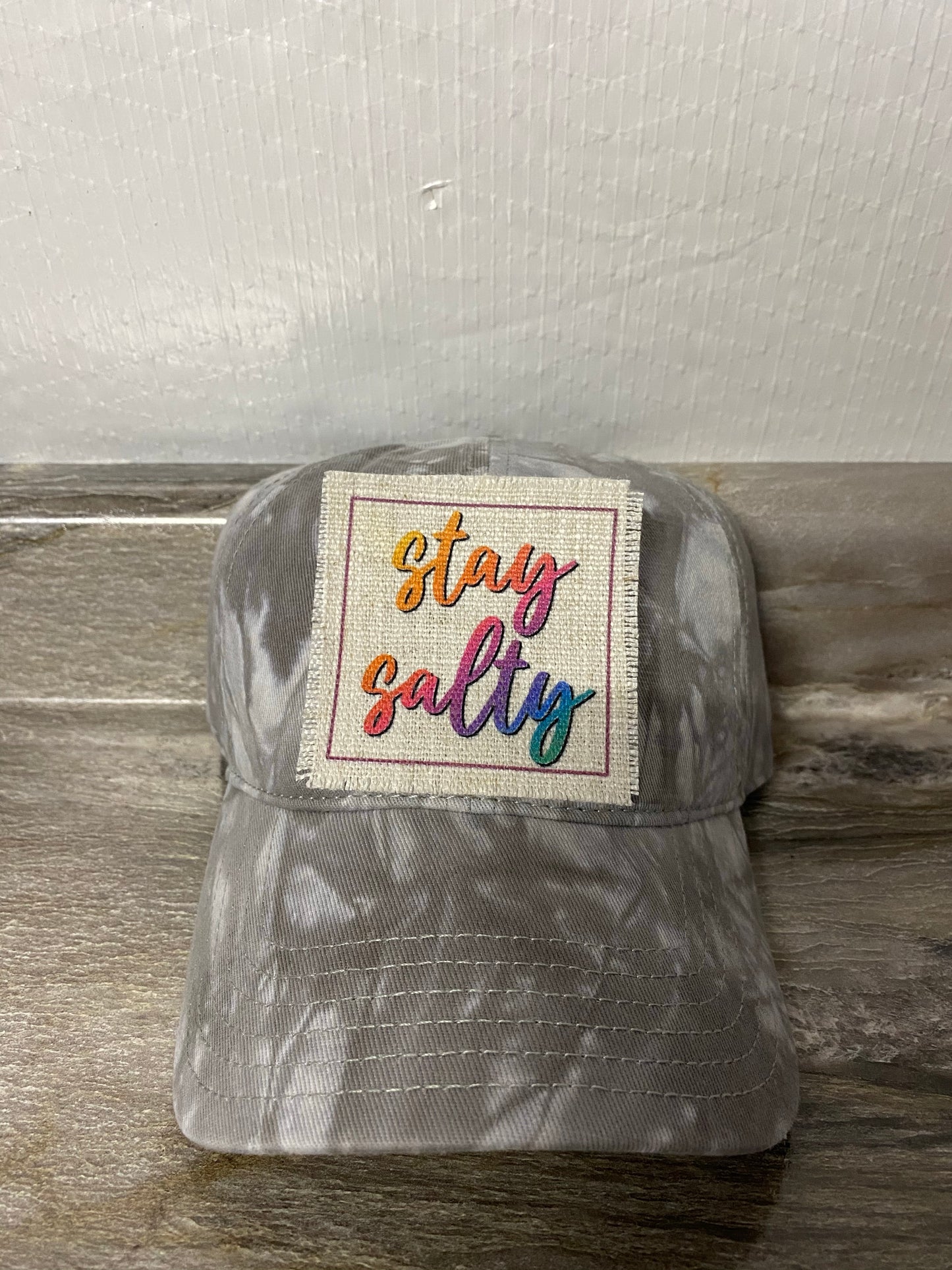 Stay Salty Rainbow Hat Patch