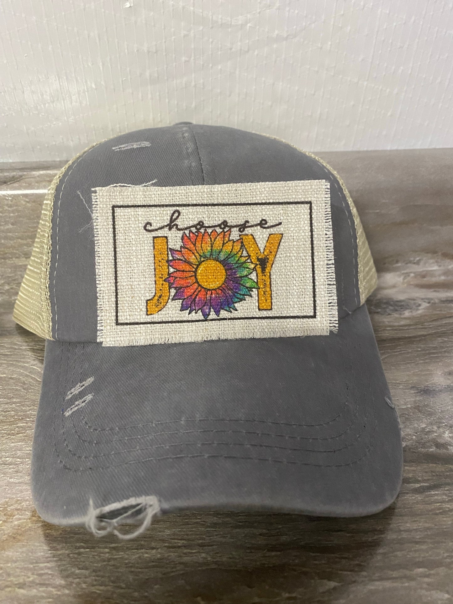 Choose Joy Hat Patch