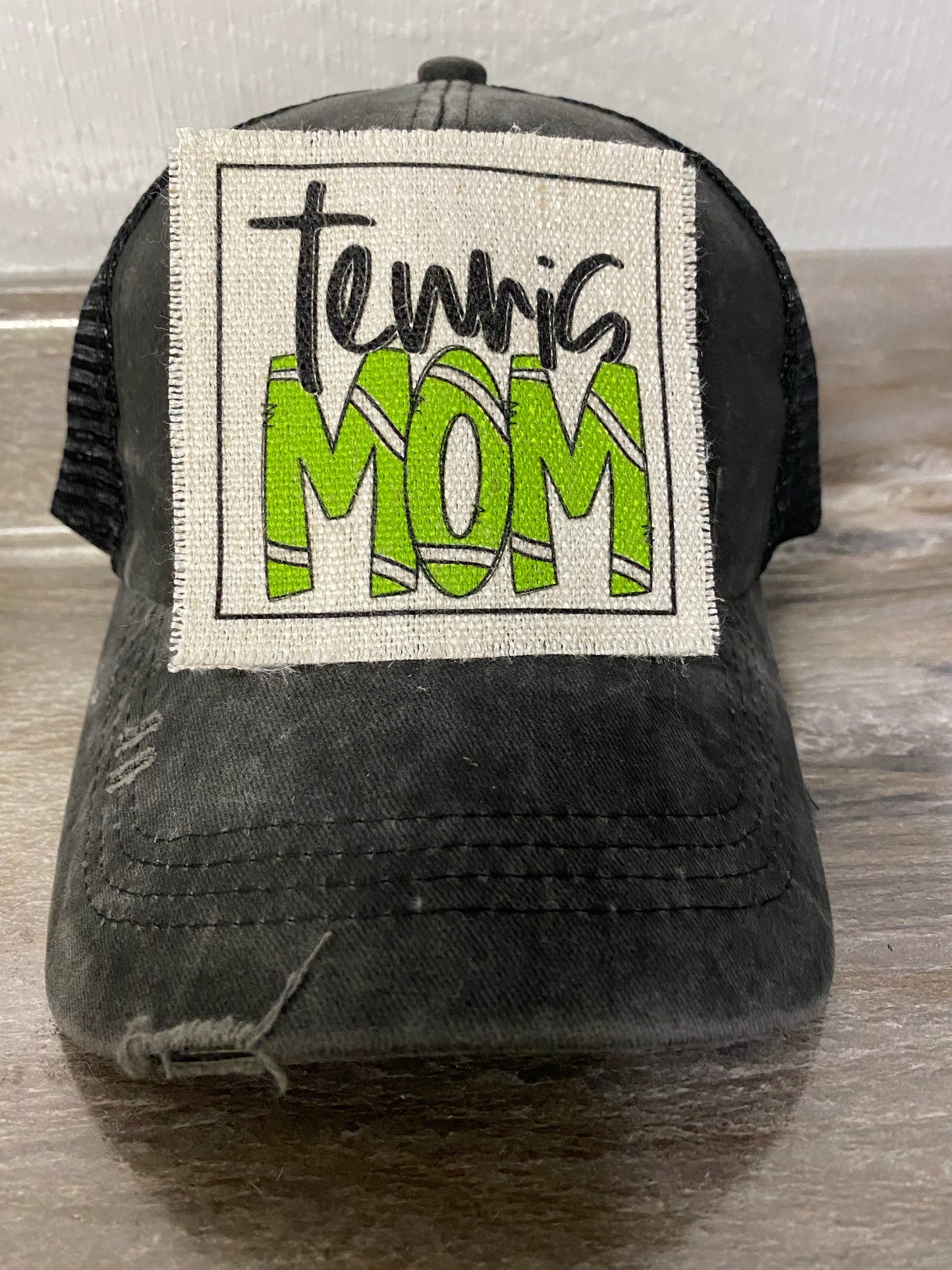 Tennis Mom Hat Patch