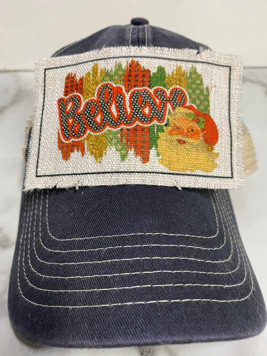 Believe Santa Hat Patch