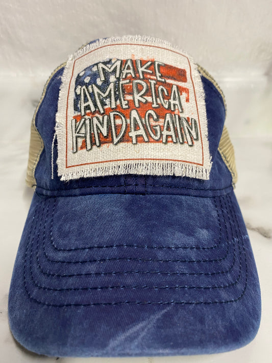 Make America Kind Again Hat Patch
