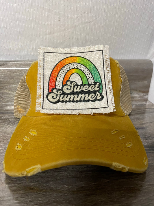 Sweet Summer Leopard Hat Patch