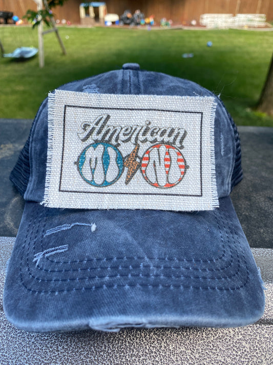 American Mini Sunnies Hat Patch