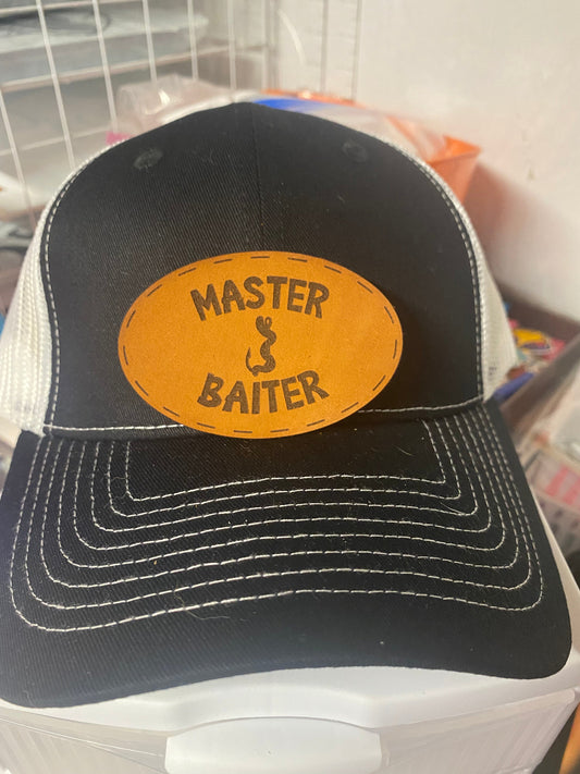 Master Baiter Leatherette Hat Patch