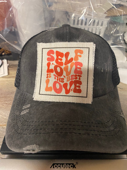 Self Love Is The Best Love Hat Patch