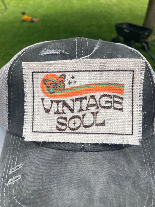 Vintage Soul with Butterfly Hat Patch
