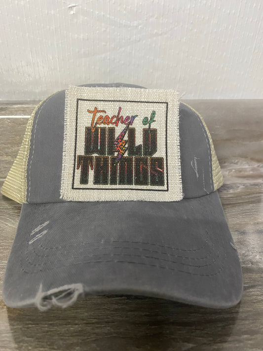 Teacher of Wild Things Hat Patch