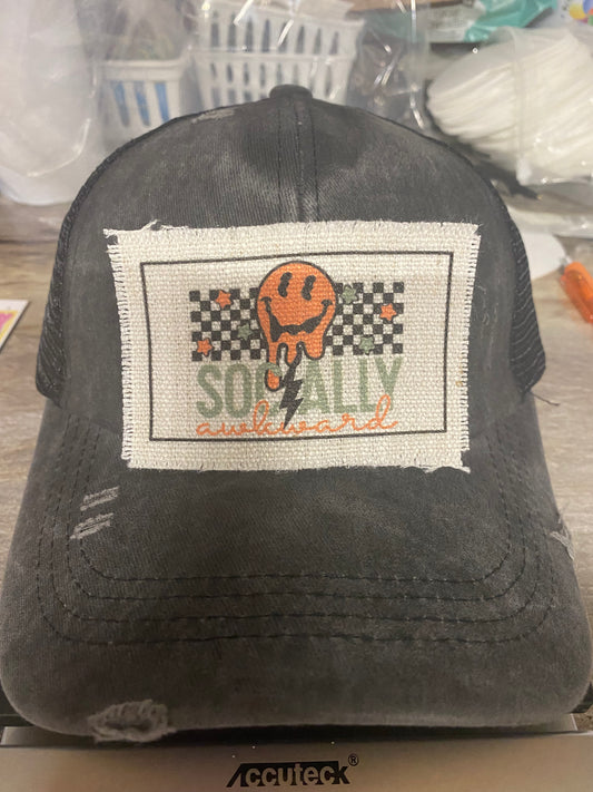 Socially Awkward Hat Patch