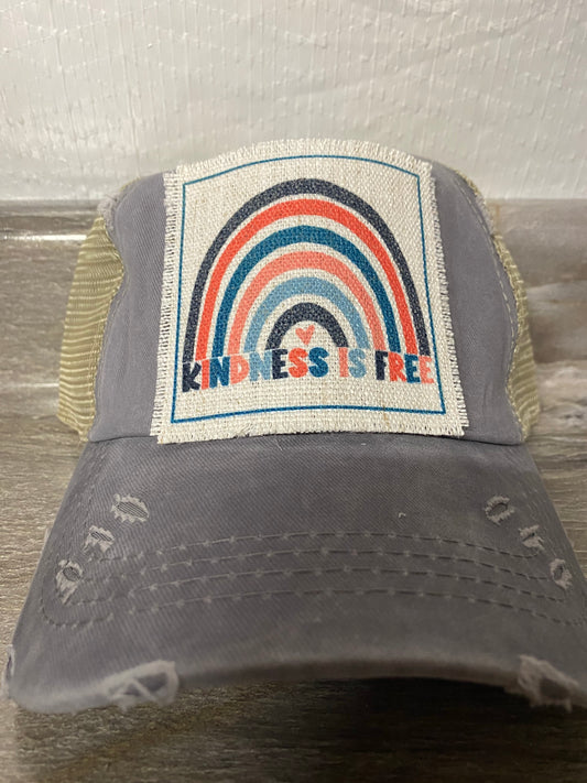 Kindness Is Free Hat Patch