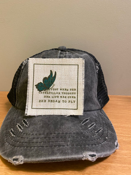 She Began To Fly Hat Patch