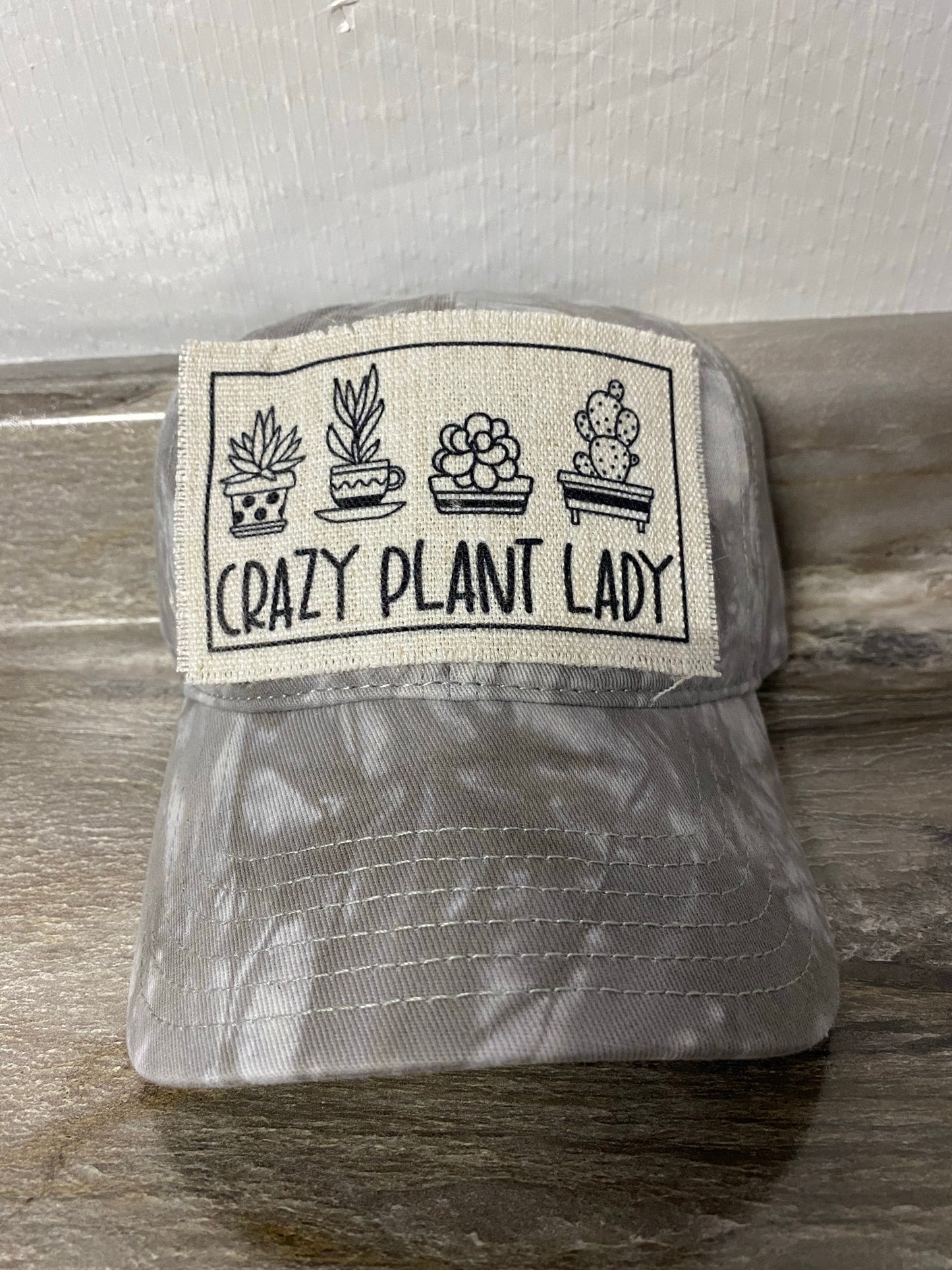 Crazy Plant Lady Hat Patch