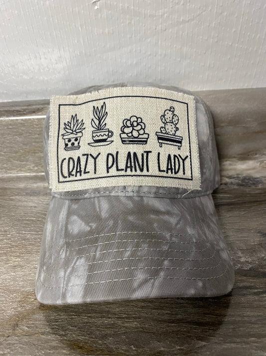 Crazy Plant Lady Hat Patch