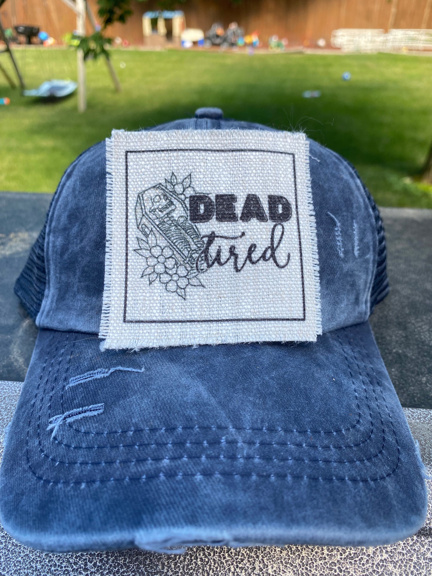 Dead Tried with Coffin Hat Patch