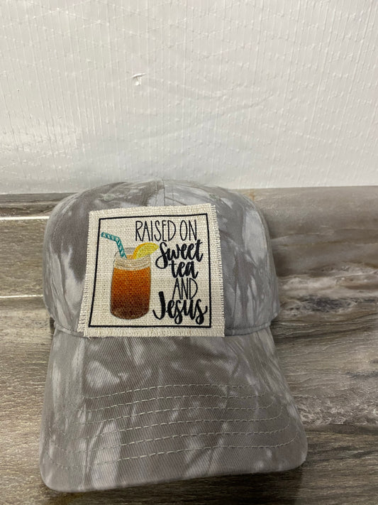 Raised on Sweet Tea and Jesus Hat Patch