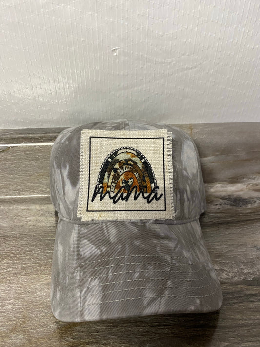 Mama Rainbow Western Hat Patch