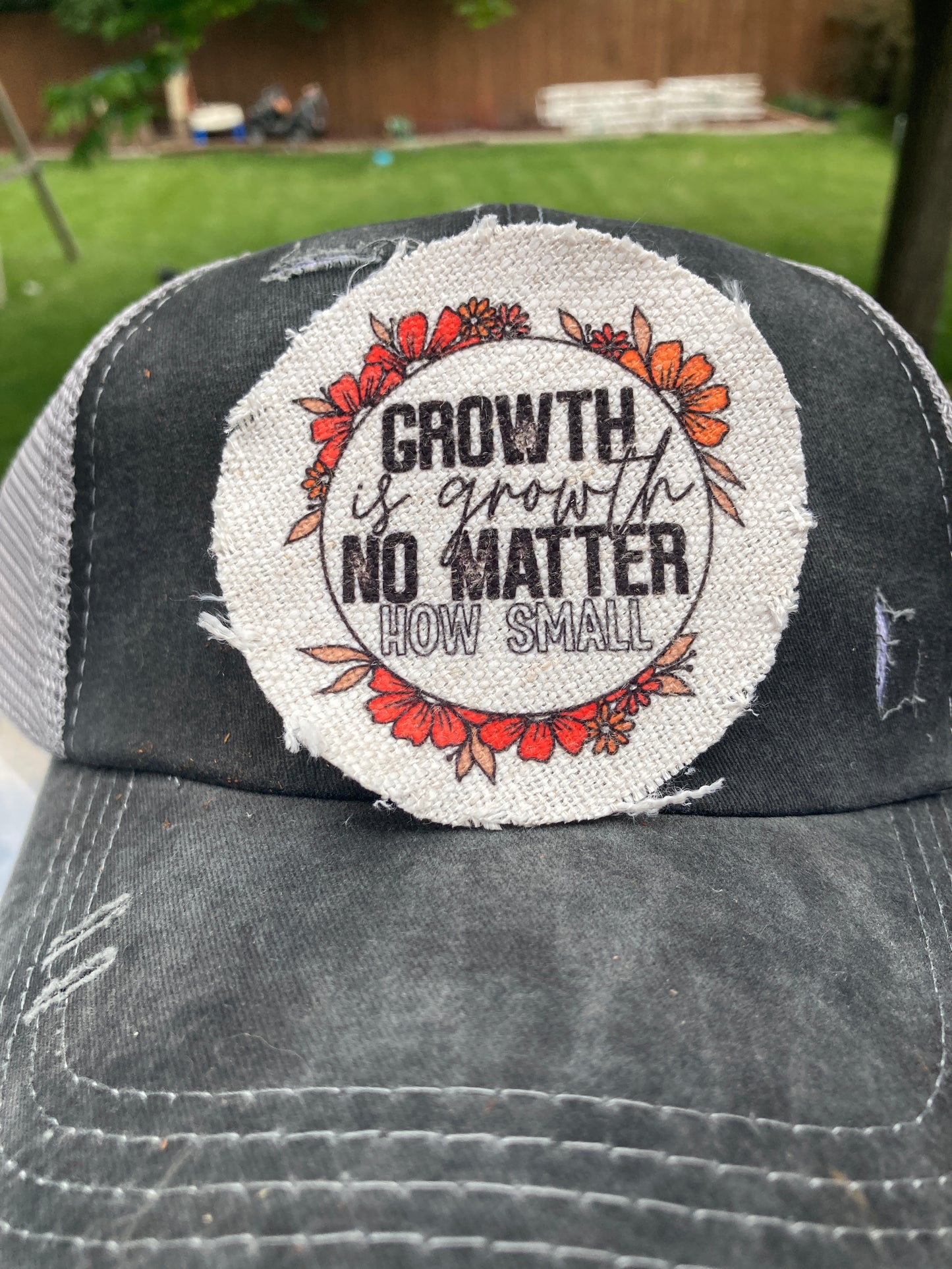 Growth is Growth No Matter How Small Hat Patch