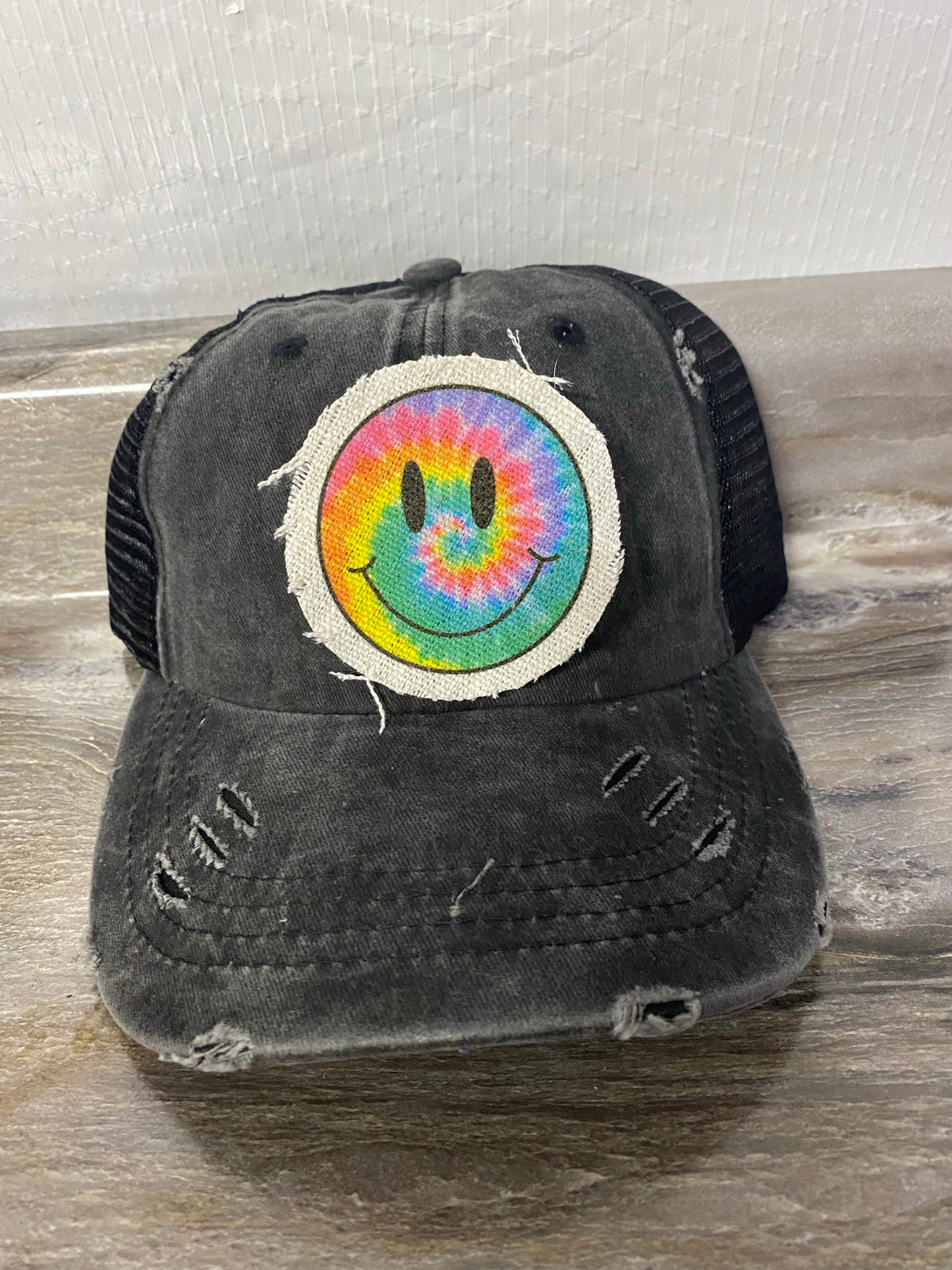 Smiley Face Hat Patch