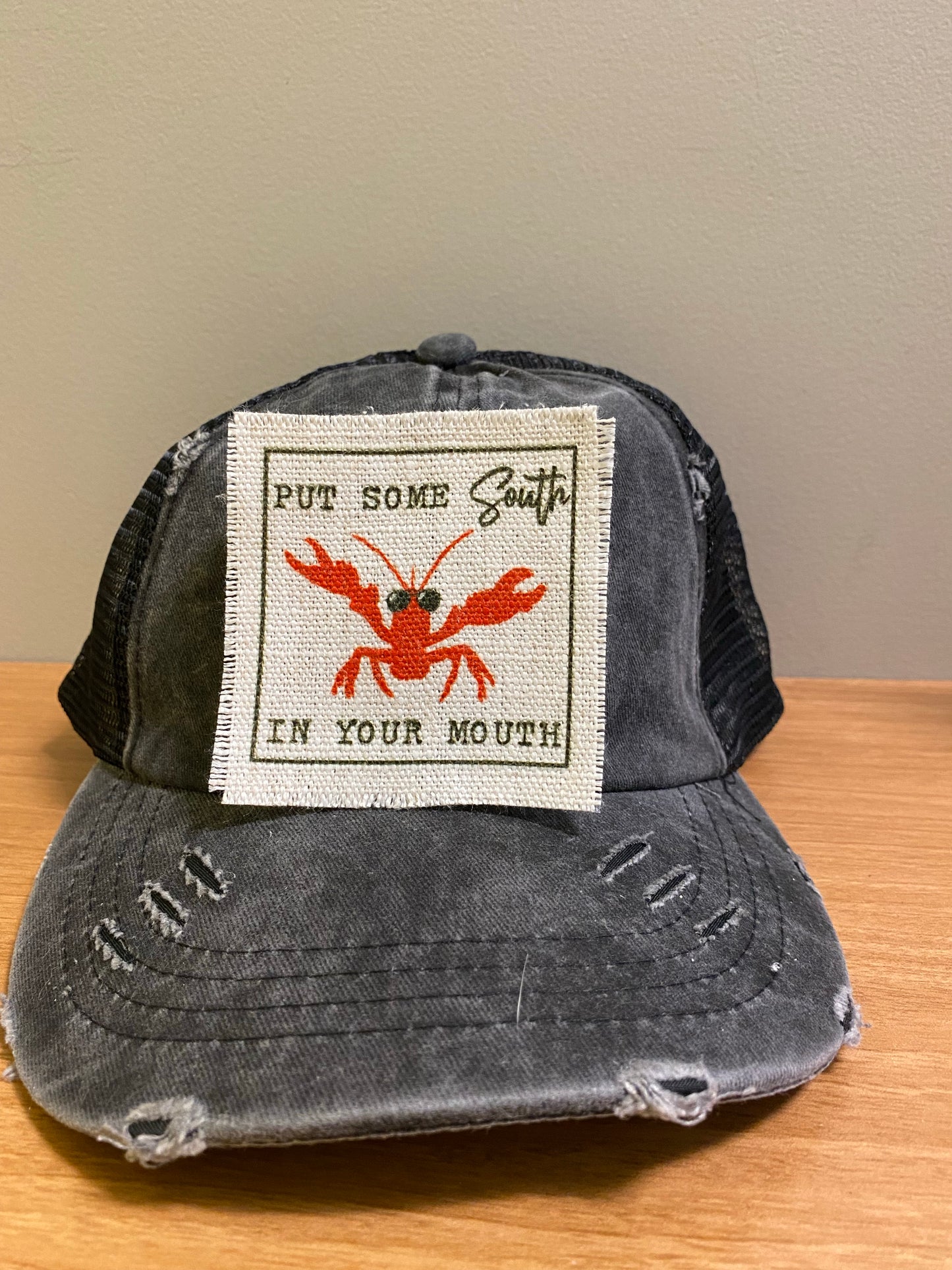 Put Some South In Your Mouth Hat Patch