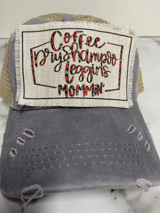 Coffee Dry Shampoo Leggins Hat Patch