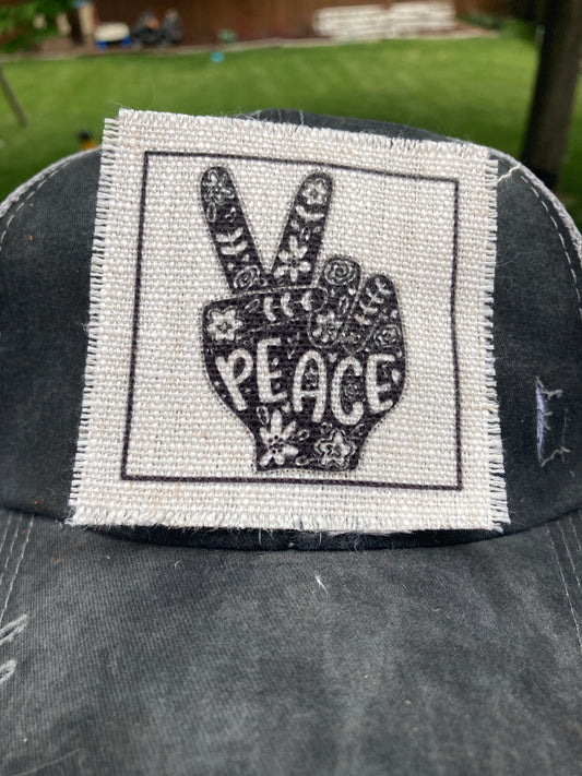 Peace Hat Patch