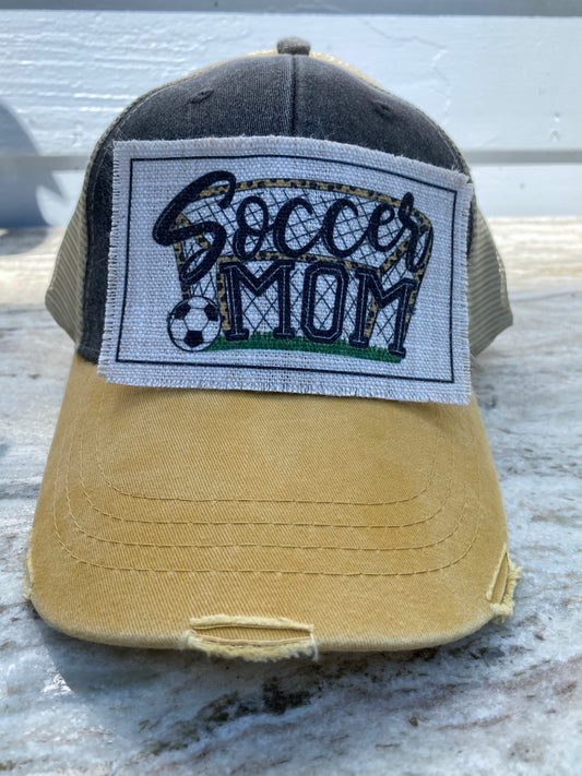 Soccer Mom Hat Patch
