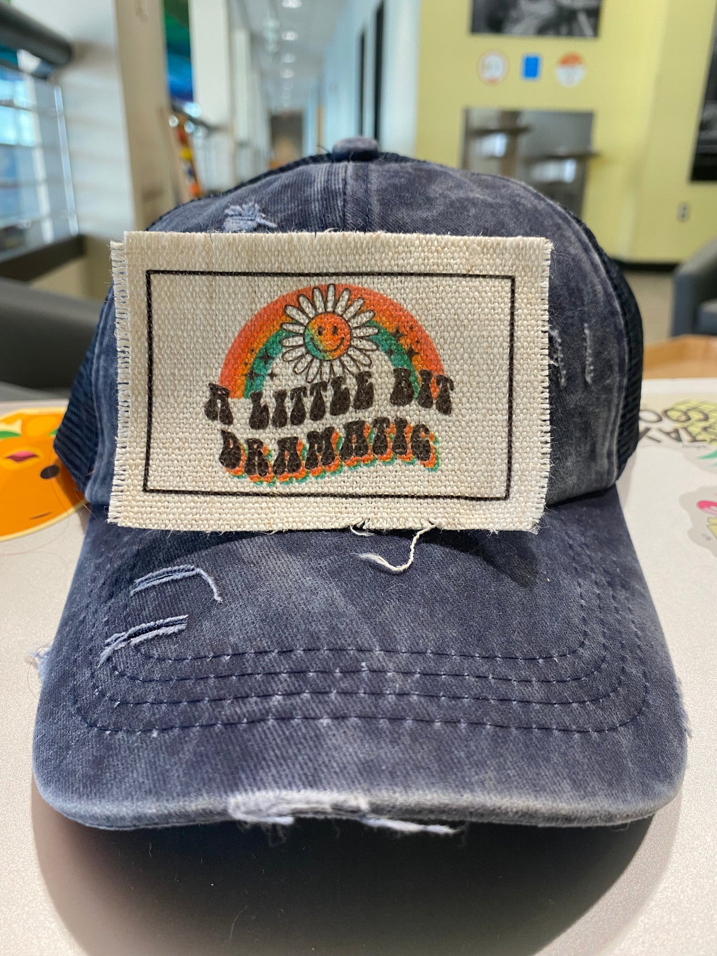 A Little Bit Dramatic Hat Patch