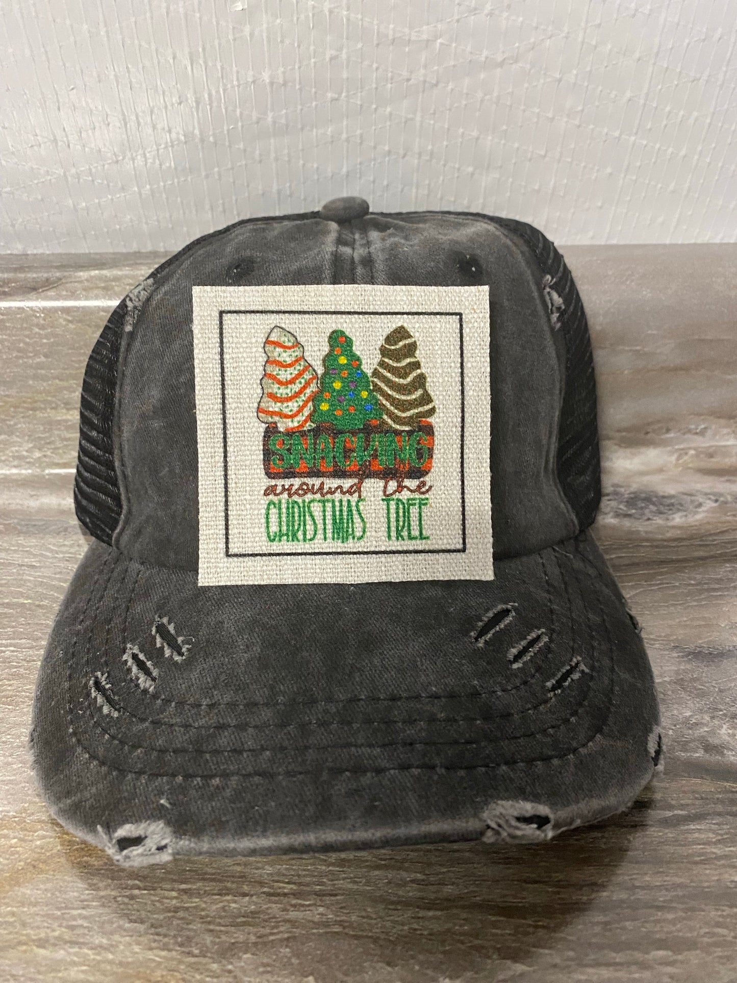 Snacking Around The Christmas Tree Hat Patch
