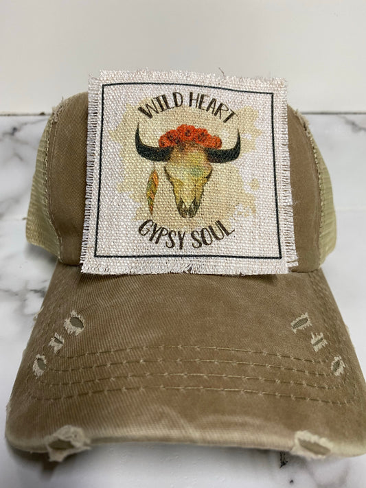 Wild Heart Gypsy Soul Hat Patch