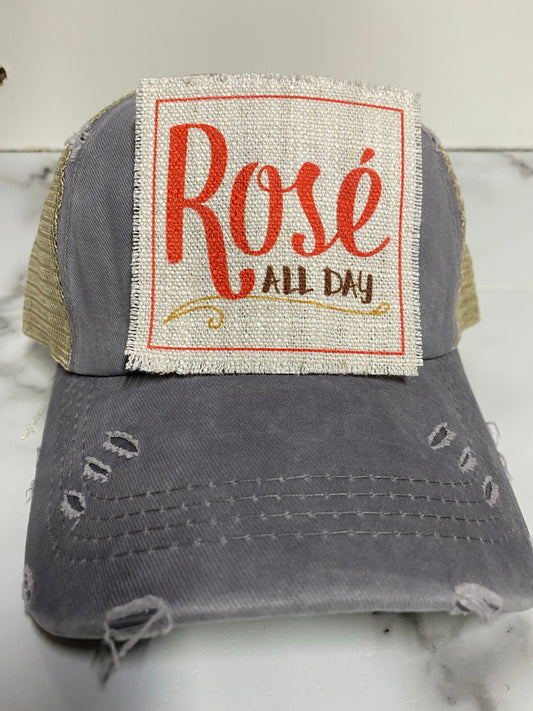 Rose All Day Hat Patch