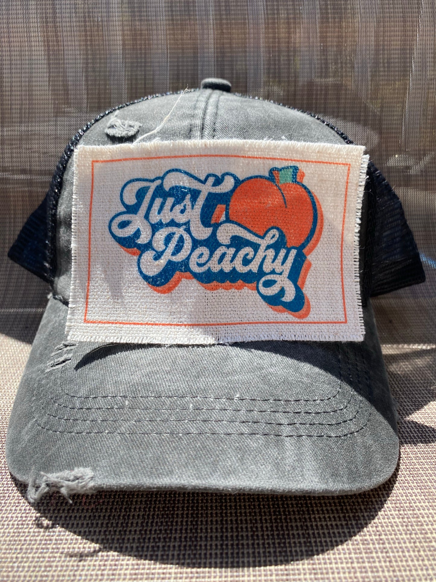 Just Peachy Hat Patch