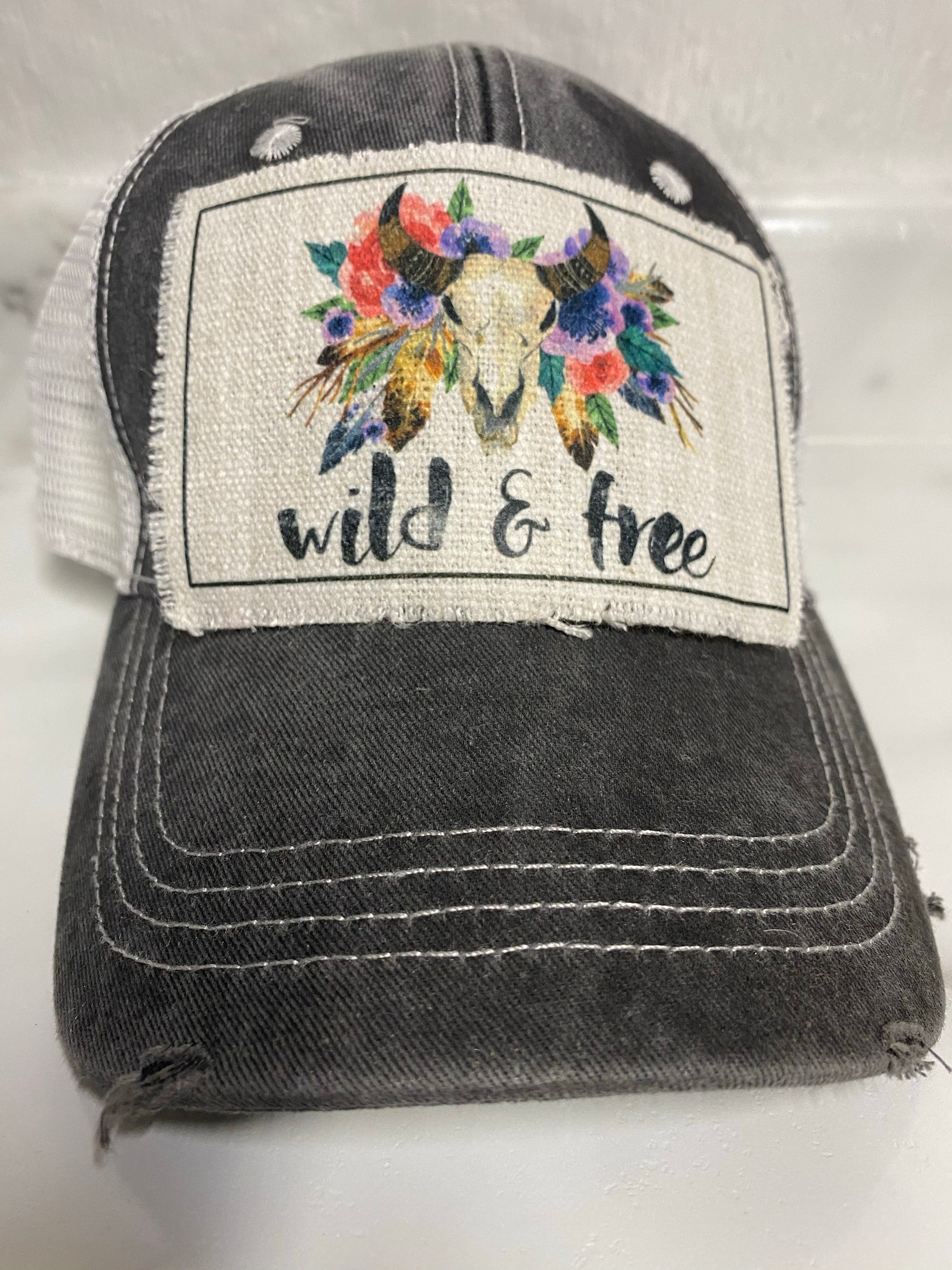 Wild & Free Hat Patch