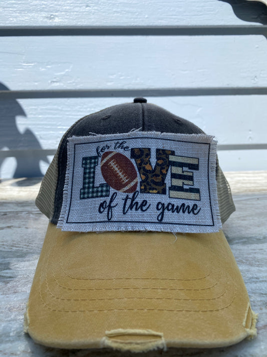 For The Love of the Game Hat Patch