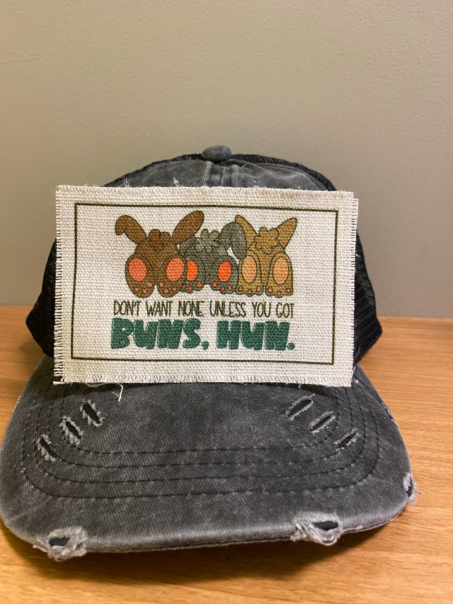 Buns Hun Hat Patch