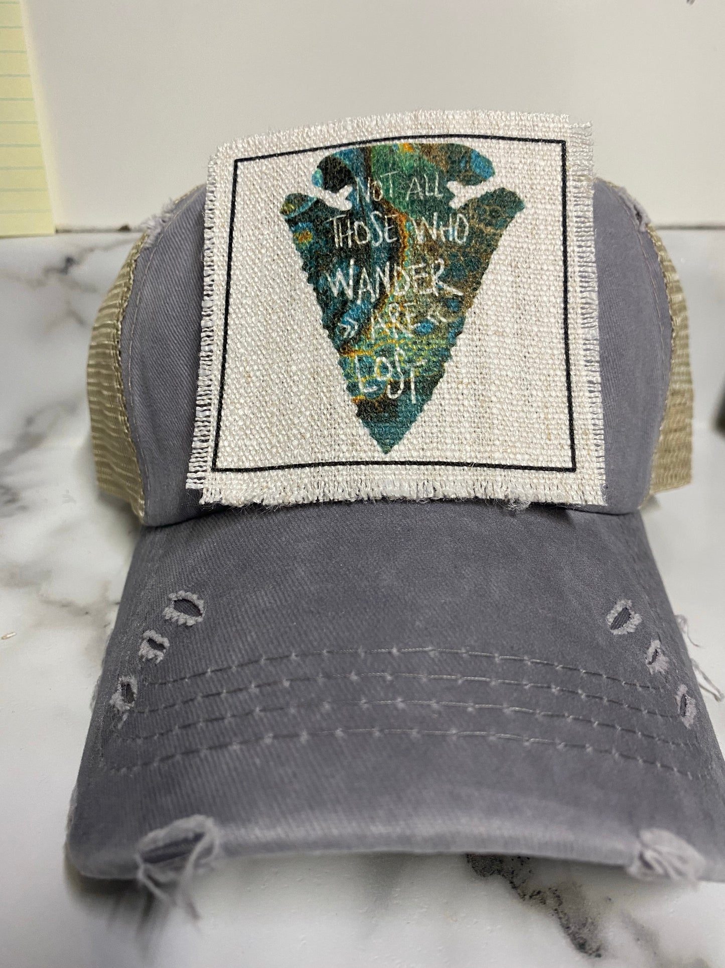 Not All Who Wander Hat Patch