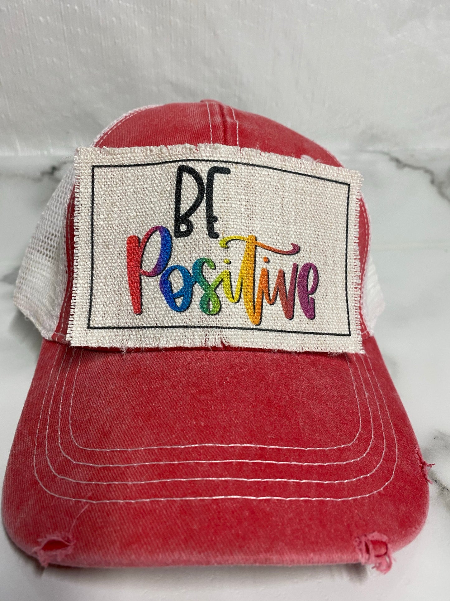 Be Positive Hat Patch
