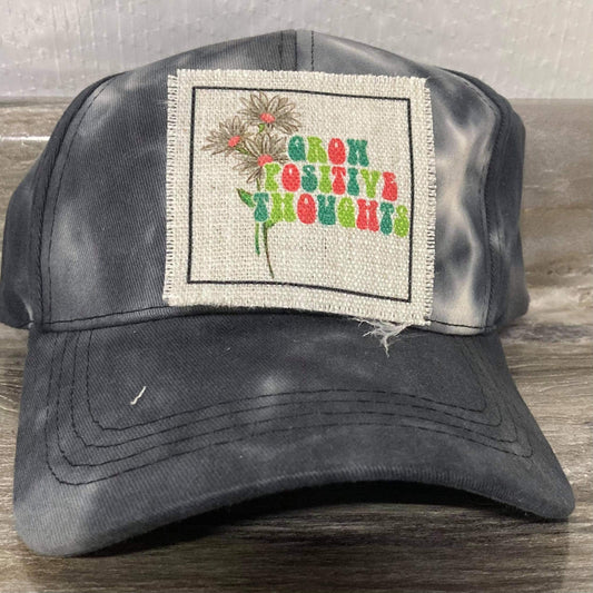 Grow Positive Thoughts Hat Patch