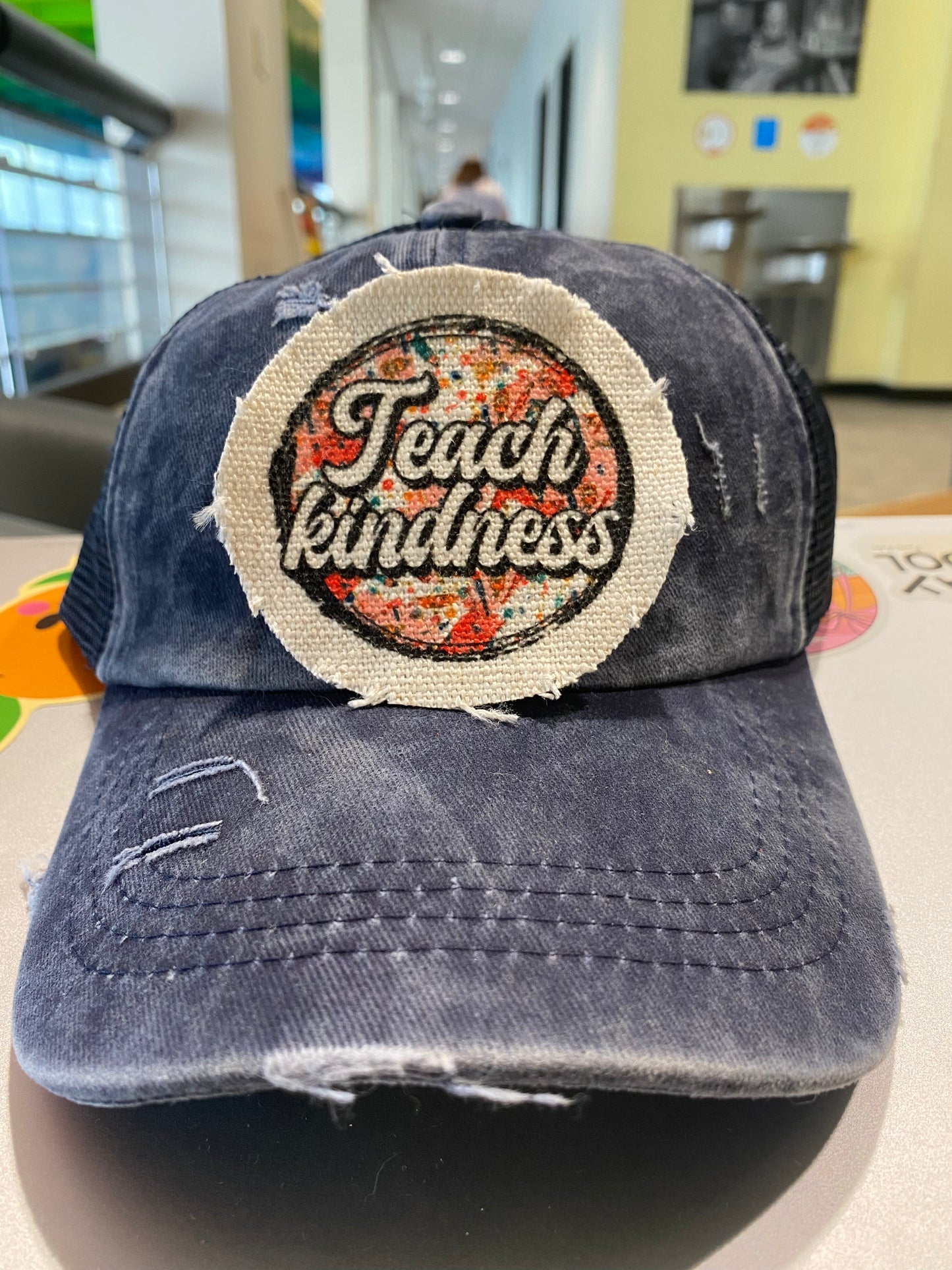 Teach Kindness Hat Patch