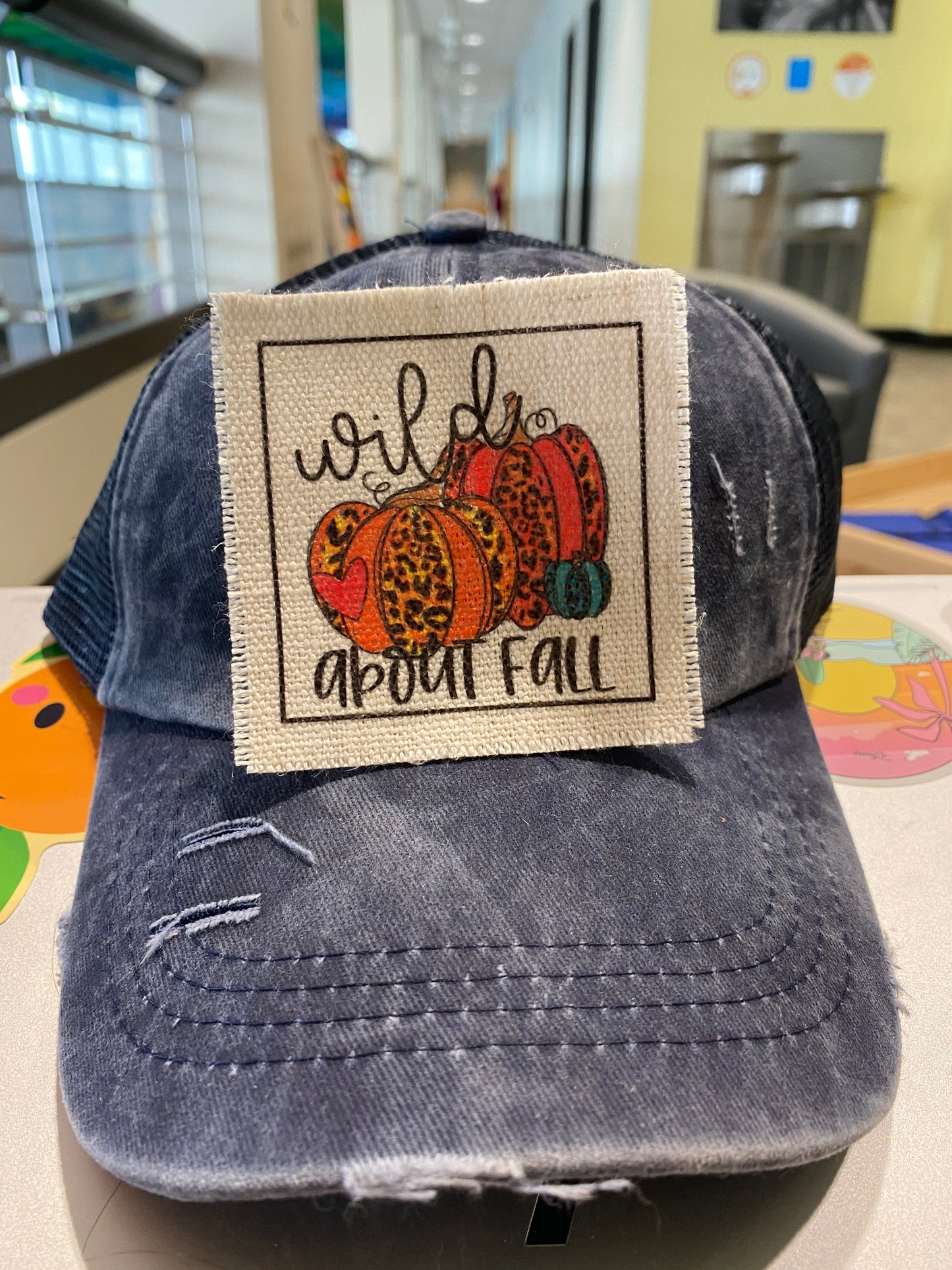 Wild About Fall Hat Patch