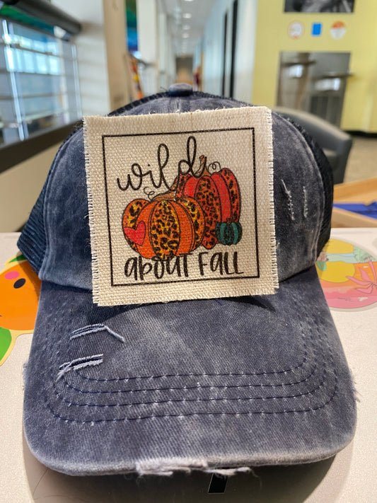 Wild About Fall Hat Patch