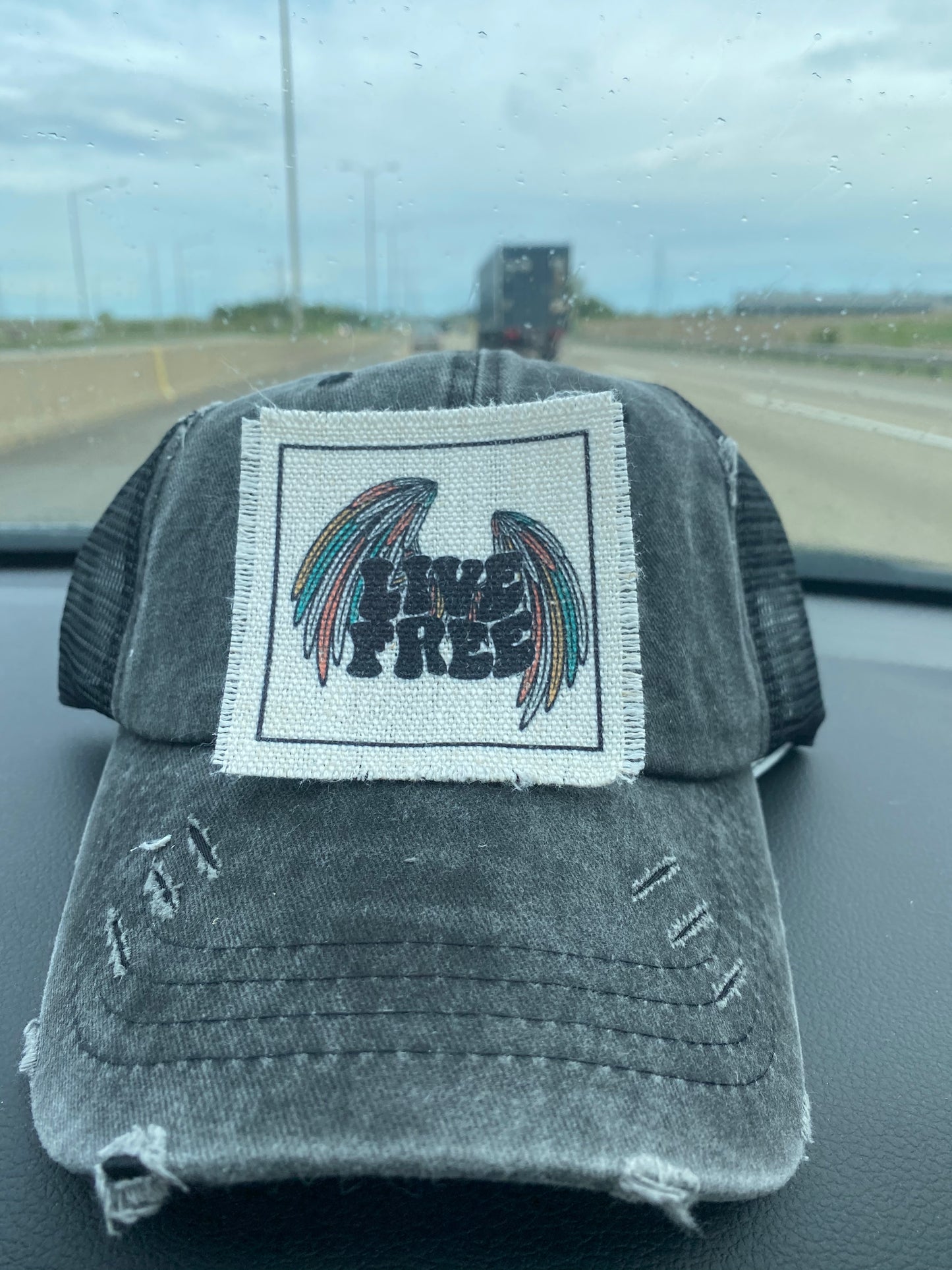 Live Free Hat Patch