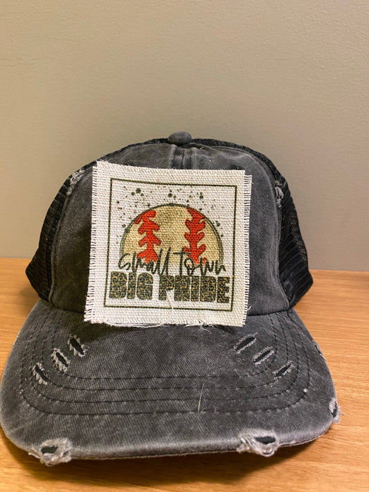 Small Town Big Pride Baseball Hat Patch