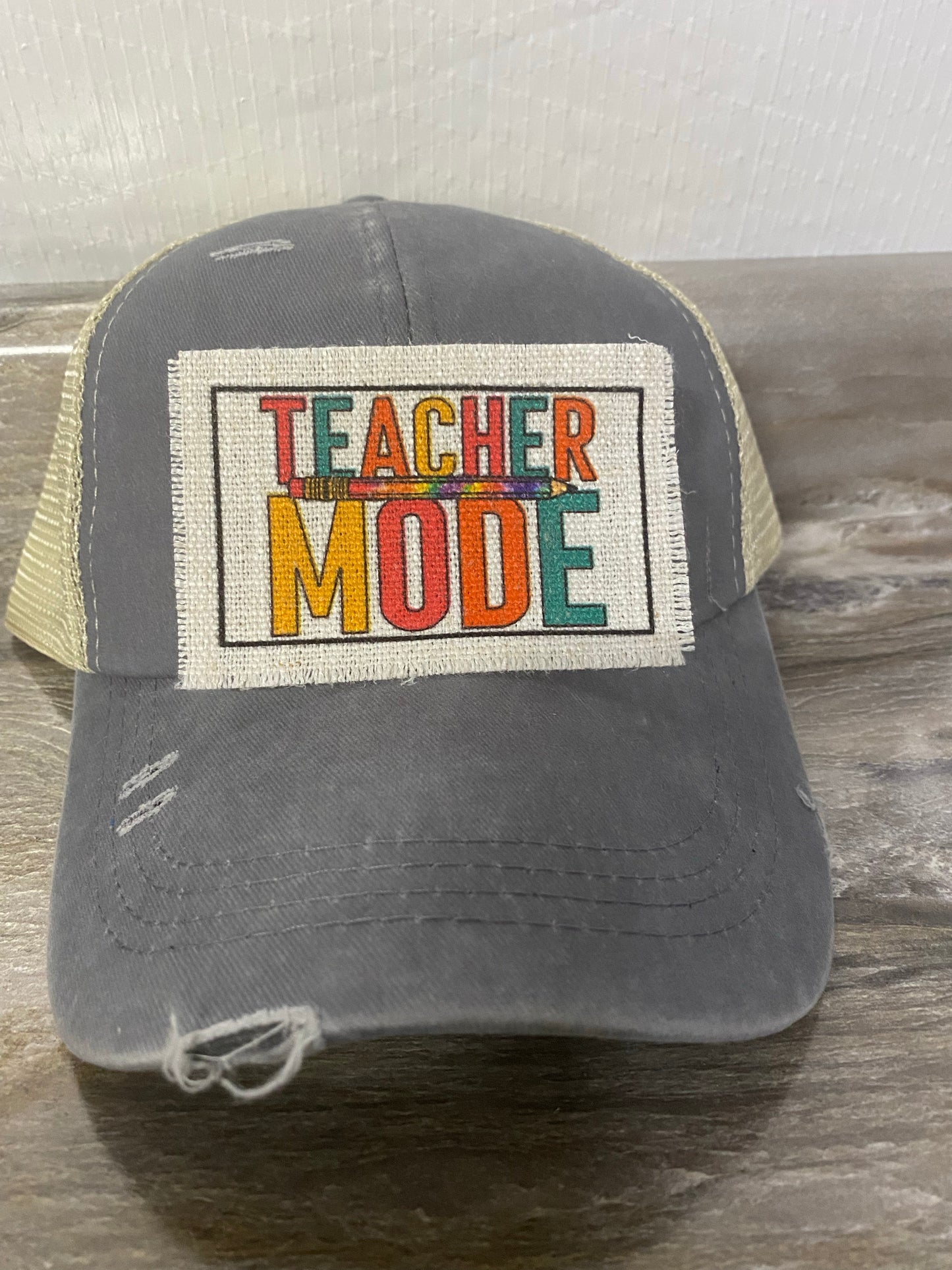 Teacher Mode Hat Patch