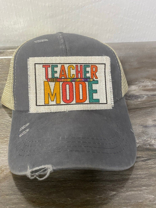 Teacher Mode Hat Patch