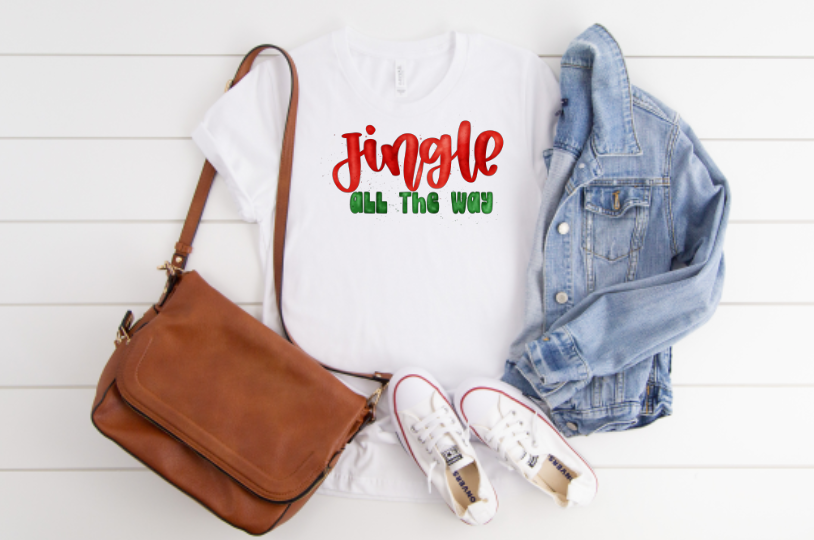 Jingle All The Way Sublimation Transfer