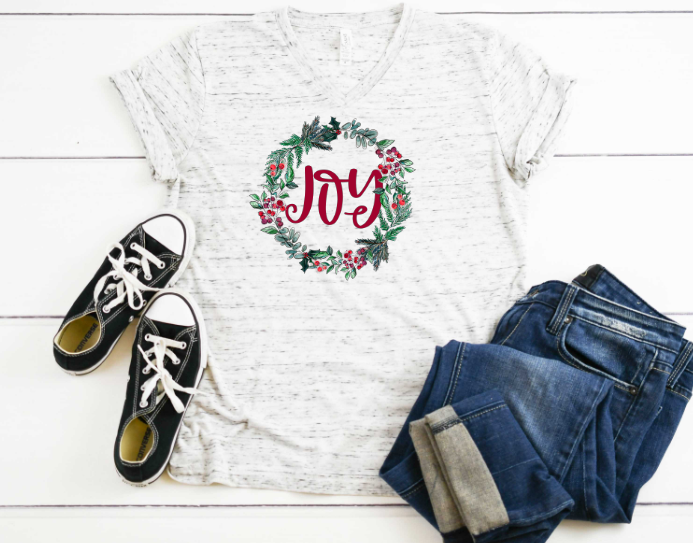 Joy Wreath Sublimation Transfer