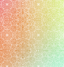 Mosaic Rainbow Sublimation Transfer